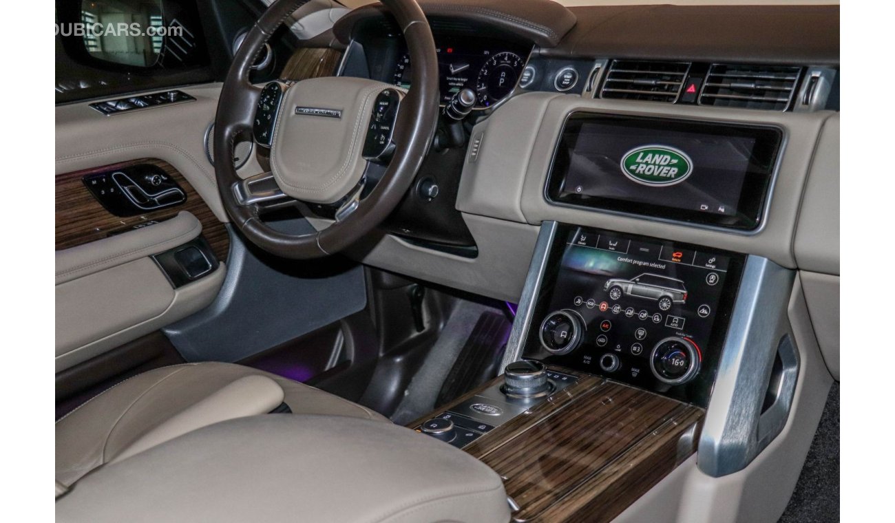 Land Rover Range Rover SE Range Rover Vogue SE Supercharged 2019 GCC under Agency Warranty with Flexible Down-Payment.