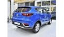 MG ZS EXCELLENT DEAL for our MG ZS ( 2020 Model ) in Blue Color GCC Specs