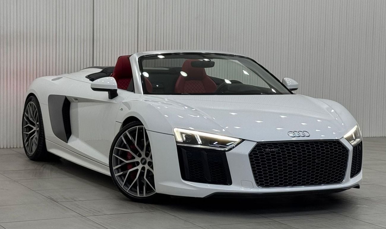 Audi R8 Spyder Std 5.2L 2017 Audi R8 Spyder V10, Warranty, Full Service History, Carbon Fiber Package, Very 