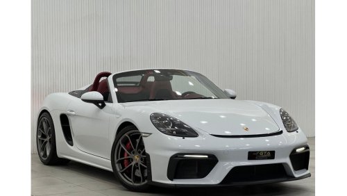 بورش 718 سبيدر 2020 Porsche 718 Spyder Manual, Feb 2026 Porsche Warranty, Full Porsche Service History, GCC