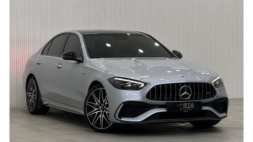 Mercedes-Benz C 43 AMG 2023 Mercedes Benz C43 AMG 4MATIC, May 2028 Mercedes Warranty, May 2027 Mercedes Service Pack, GCC