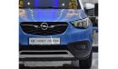 أوبل كروس لاند X EXCELLENT DEAL for our Opel Crossland X 1.2L ( 2020 Model ) in Blue Color GCC Specs