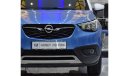 أوبل كروس لاند X EXCELLENT DEAL for our Opel Crossland X 1.2L ( 2020 Model ) in Blue Color GCC Specs