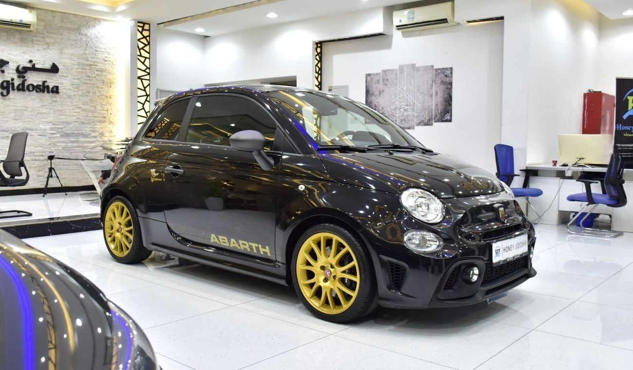 Abarth 595 EXCELLENT DEAL for our Abarth 595 Scorpioneoro ( 2022 Model ) in Black Color GCC Specs