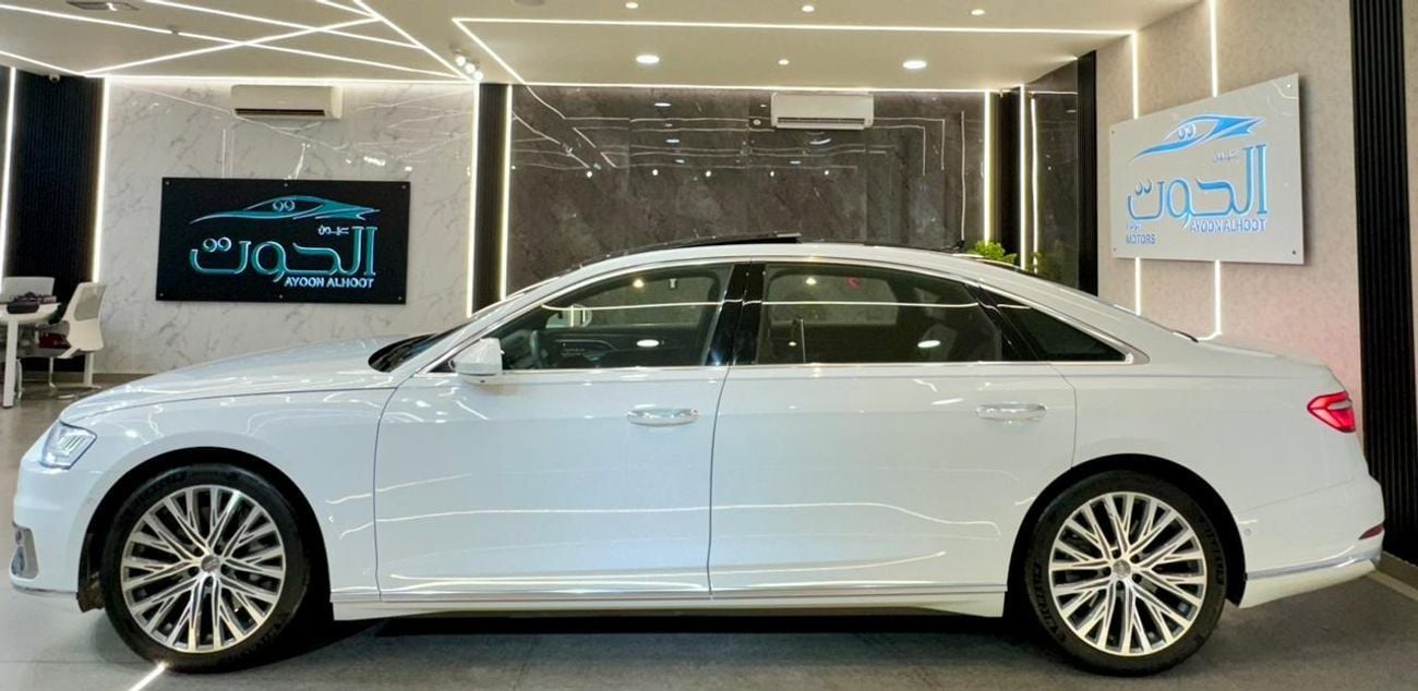 أودي A8 L 60 TFSI Quattro 4.0L (454 HP) AMAZING VIP AUDI A8 TFSI V6 || F.S.H || GCC || EXCELLENT PERFORMANCE