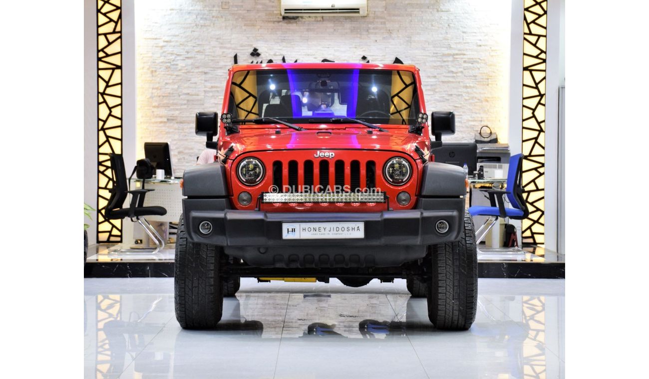 Jeep Wrangler Sport EXCELLENT DEAL for our Jeep Wrangler Sport ( 2015 Model! ) in Red Color! GCC Specs