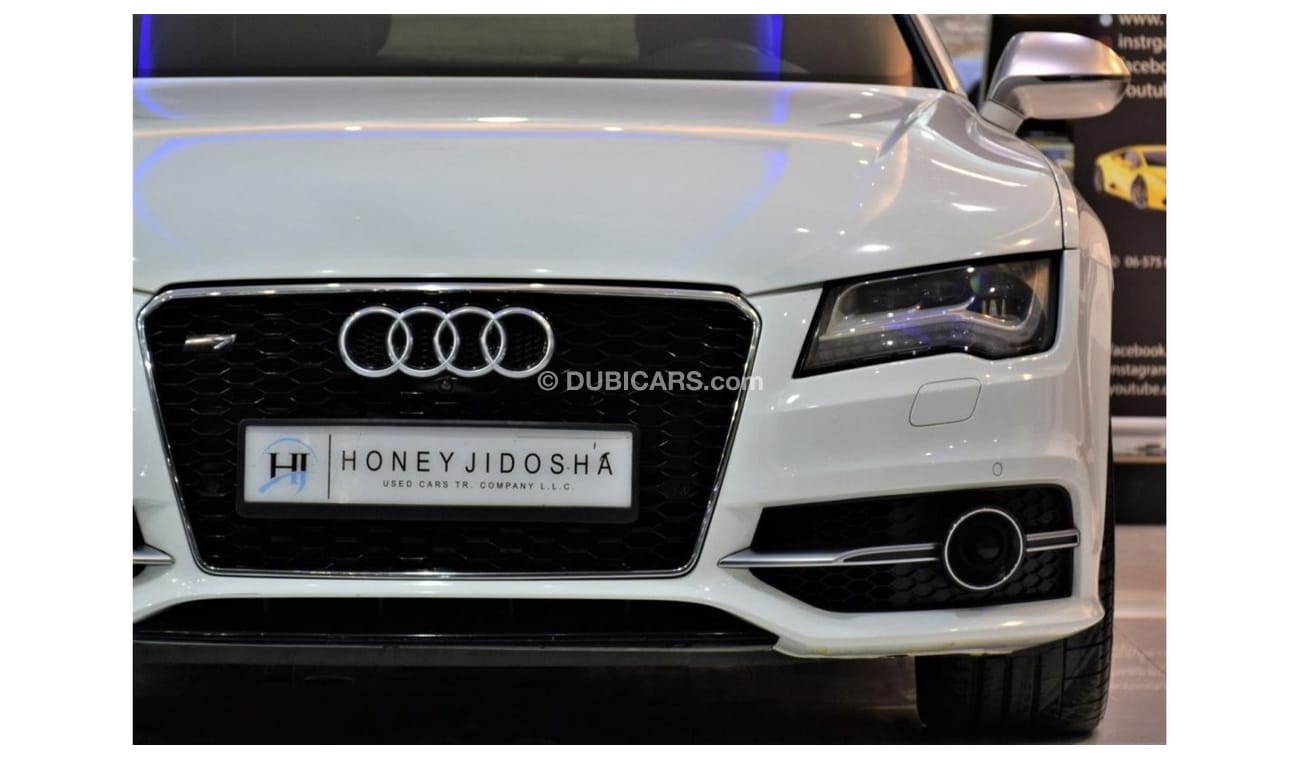 Audi S7 EXCELLENT DEAL for our Audi S7 QUATTRO ( 2014 Model! ) in White Color! GCC Specs