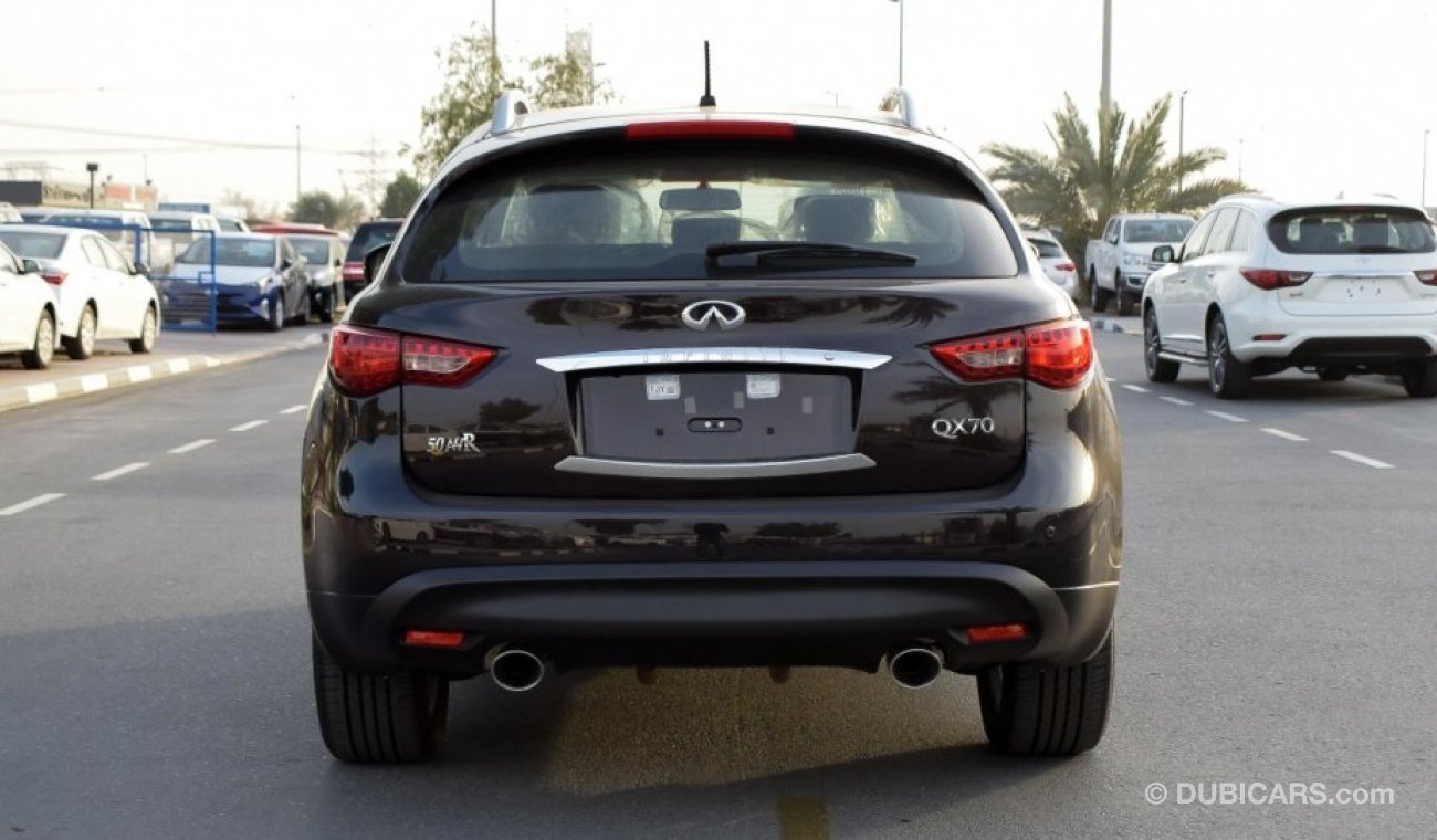 Infiniti QX70 Excellence 3.7L - V6 - with Warranty from Agency - GCC Specs - Zero KM- Price Including VAT