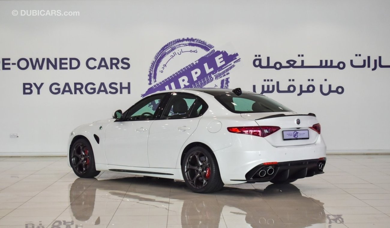 Alfa Romeo Giulia QUADRIFOGLIO | 2.9L TWIN TURBO | GCC | WARRANTY