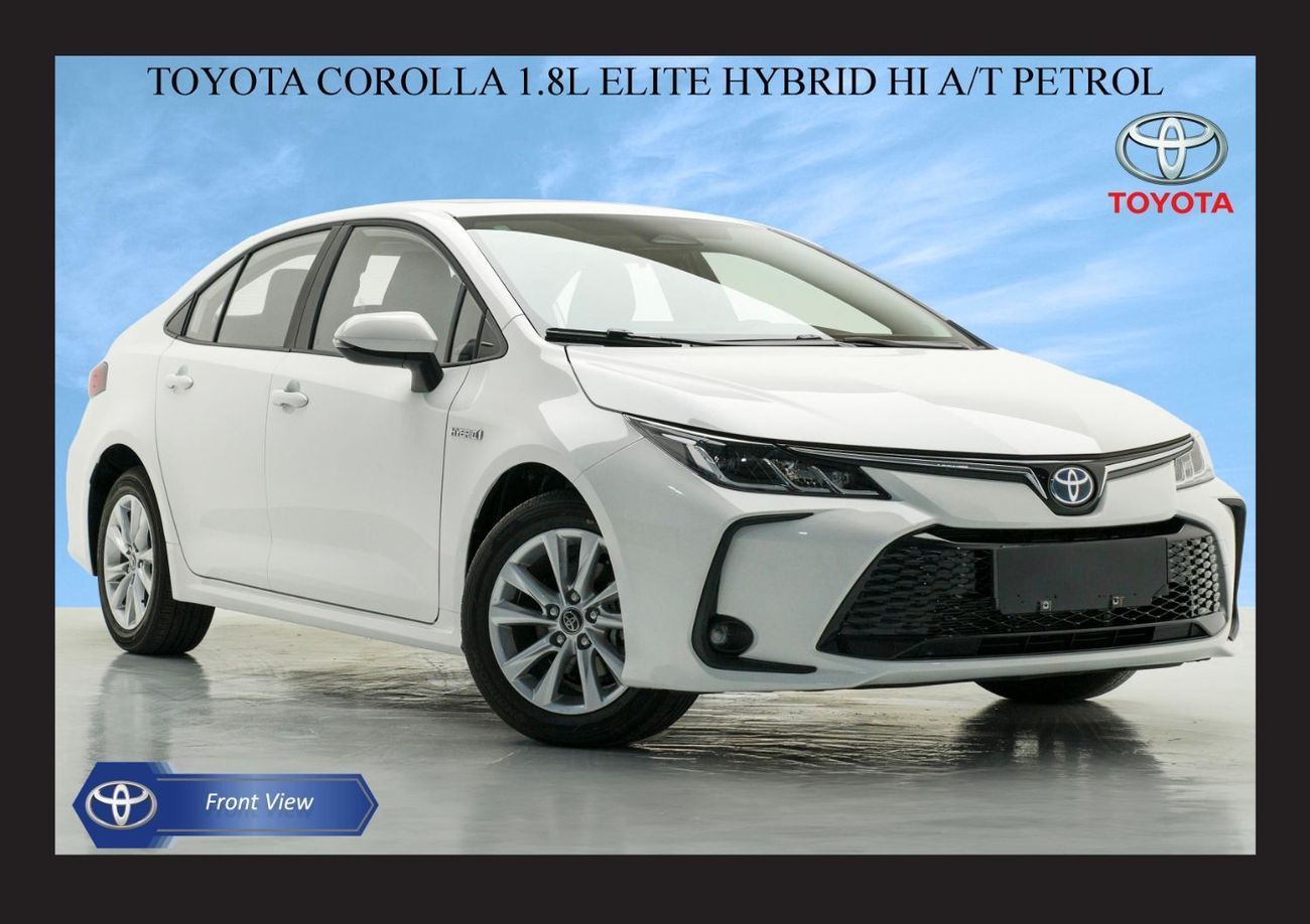 تويوتا كورولا TOYOTA COROLLA 1.8L ELITE HYBRID HI A/T PTR 2024