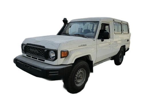 تويوتا لاند كروزر 70 ECTWAL001 - 2025 Toyota LC78 3 Doors Hardtop - 2.8L Diesel Auto – White with Grey  Interior