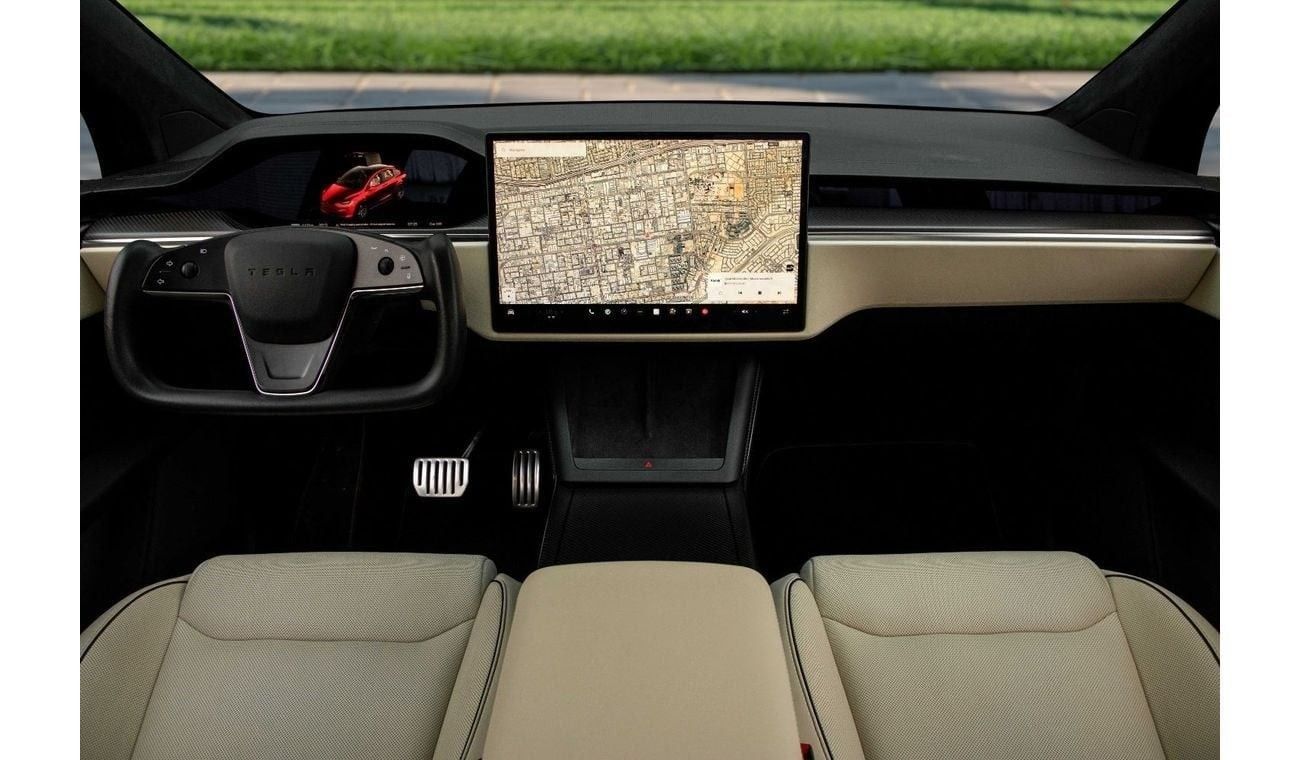 تسلا موديل اكس Plaid  | 6,560 P.M  | 0% Downpayment | Agency Warranty!