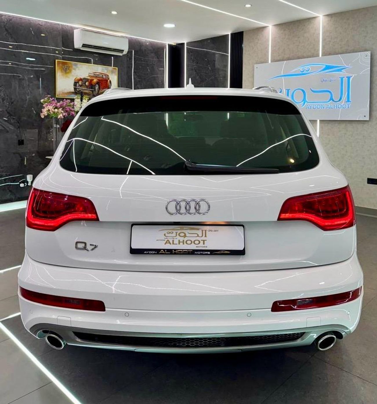 Audi Q7 TFSI quattro Sports Style Package 3.0L AMAZING WHITE AUDI Q7 S_LINE V6 || FULL OPINION || GCC || 7 S