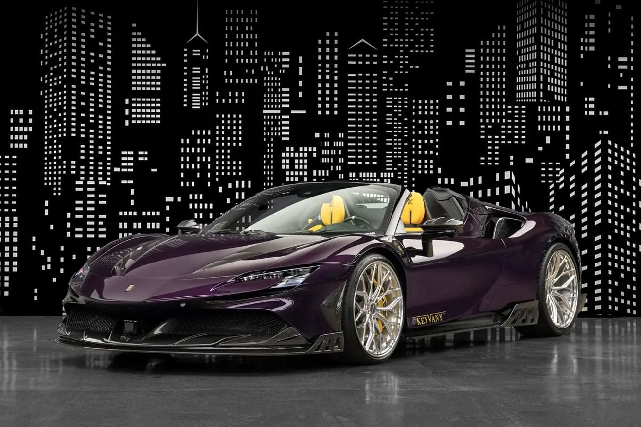 فيراري SF90 سبيدر Ferrari | SF90 SPIDER KEYVANY 1 OF 10 | VIOLA HONG KONG COLOUR