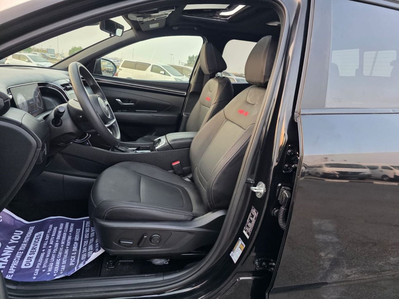 Hyundai Santa Cruz SEL (NON GCC) 2024 Model full option 2.5L engine Sunroof , Push button and leather seats