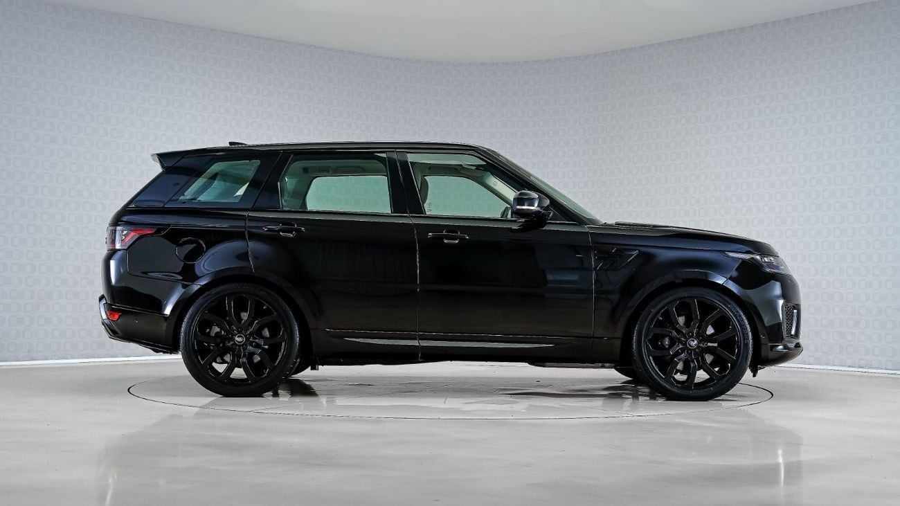 Land Rover Range Rover Sport HSE Dynamic 3.0L Black | AED 3,618 PM | 22in Wheels | Ramadan offer