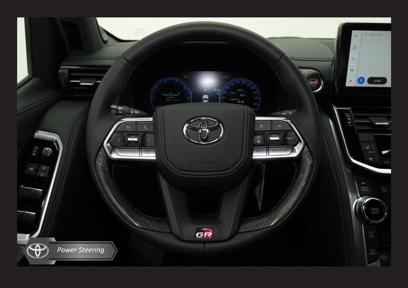 تويوتا لاند كروزر #Sl TOYOTA LAND CRUISER LC300 GR SPORT 3.5L TWIN TURBO HYBRID HI(i) A/T PTR Only Export