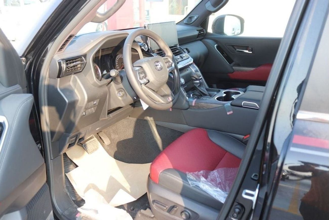 تويوتا لاند كروزر 3.5L GR, SUNROOF, LEATHER SEAT, ELECTRIC SEAT, JBL SOUND SYSTEM, REAR TV, MODEL 2023 FOR EXPORT