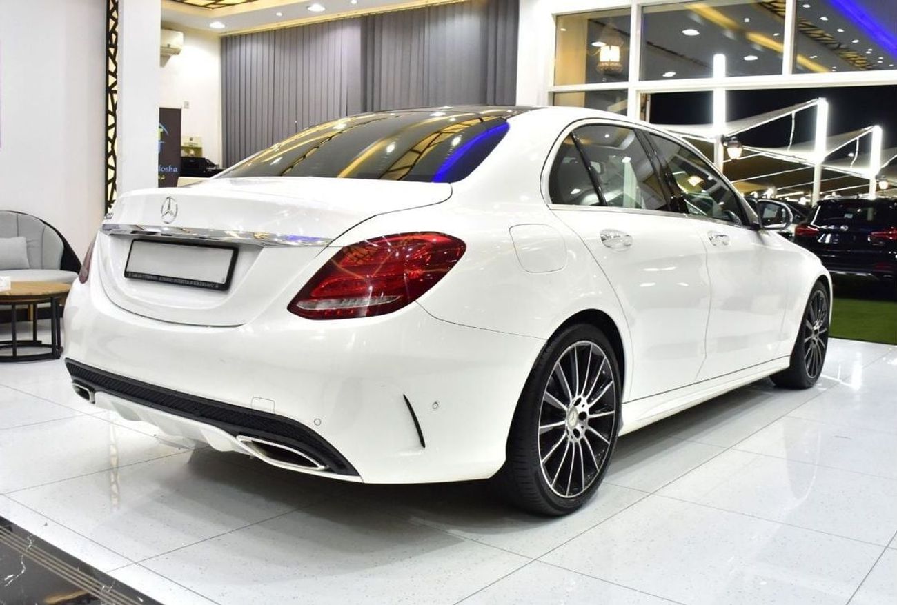 Mercedes-Benz C 200 EXCELLENT DEAL for our Mercedes Benz C200 ( 2017 Model ) in White Color GCC Specs