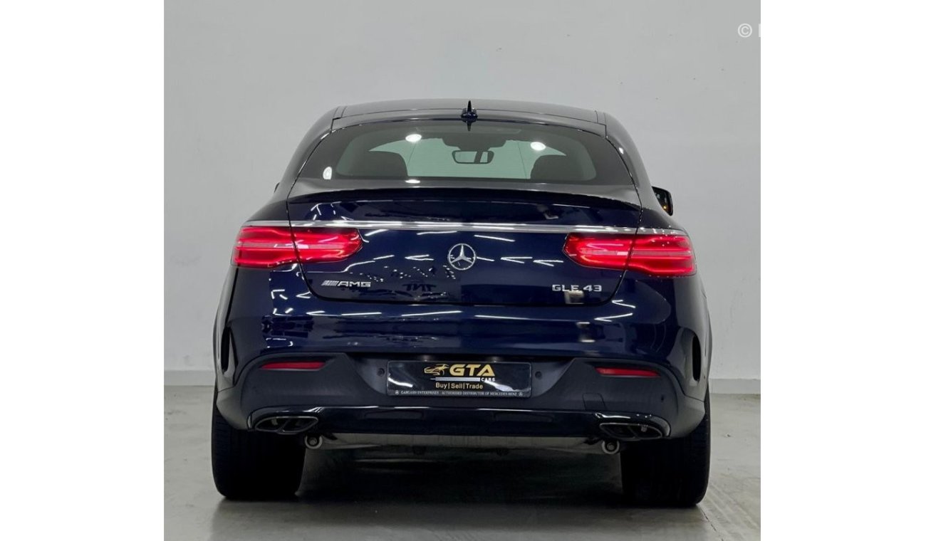 Mercedes Benz GLE43 AMG Coupe 2018 Mercedes GLE 43, Full Service History, Warranty, GCC