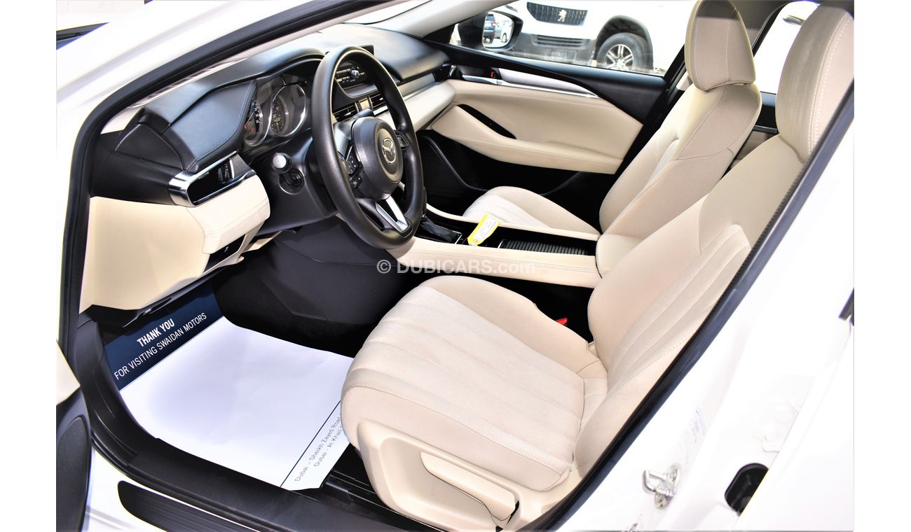 Mazda 6 AED 1070 PM 2.5L S GRADE GCC DEALER WARRANTY