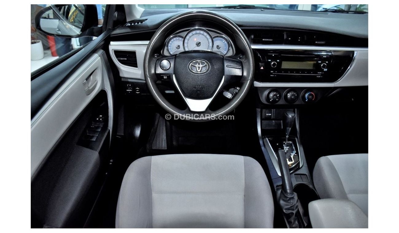 Toyota Corolla EXCELLENT DEAL for our Toyota Corolla SE 2.0 ( 2015 Model ) in Silver Color GCC Specs