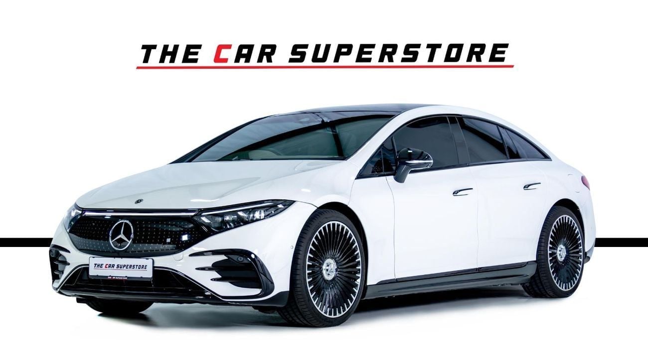 Mercedes Benz EQS 450 PLUS-GCC-Gragash Warranty-High Specifications-Night Package-22Inch AMG Rims