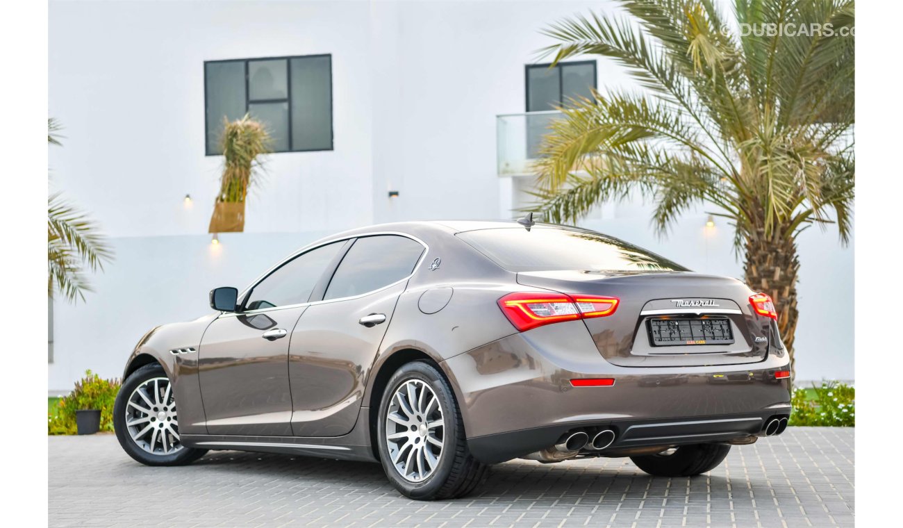 Maserati Ghibli S - GCC - AED 2,330 Per Month - 0% Down Payment