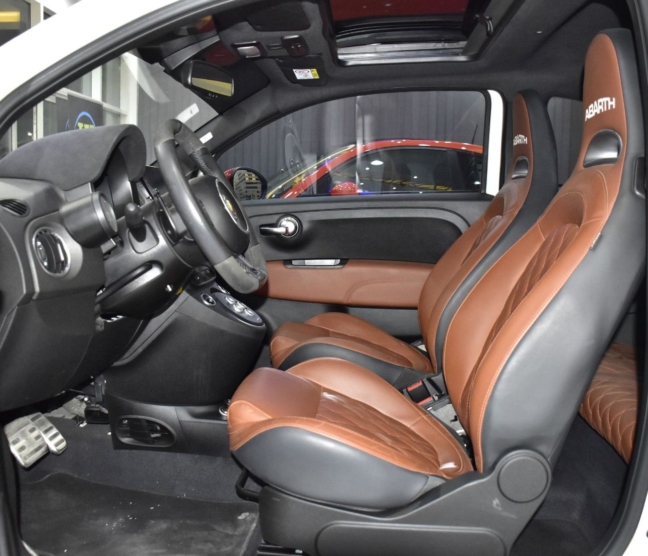 Abarth 595 EXCELLENT DEAL for our Abarth 595 Competizione ( 2022 Model ) in White Color GCC Specs