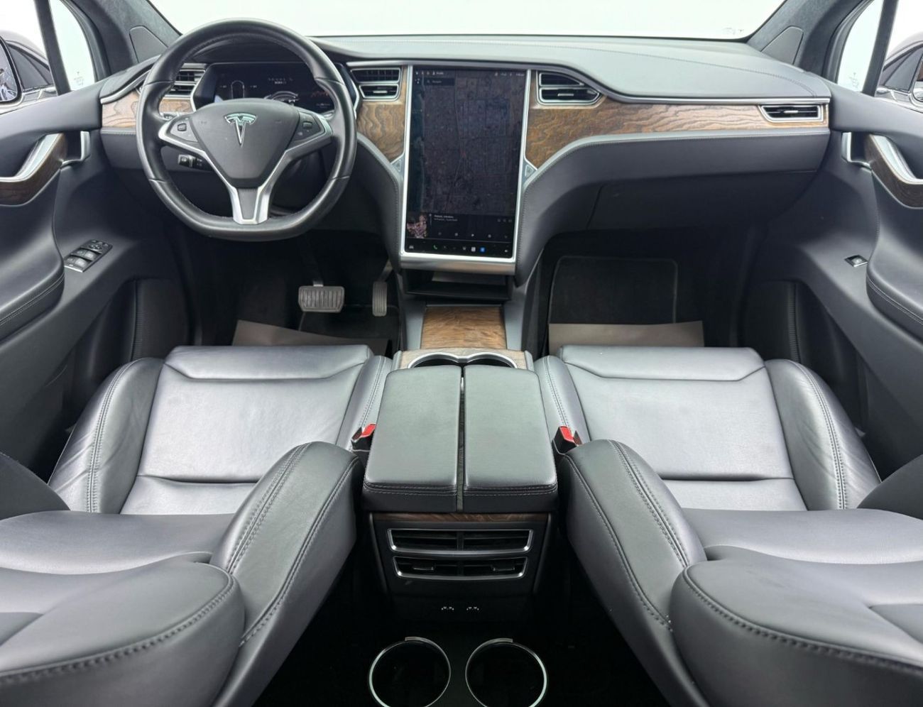 تسلا موديل اكس Long Range (AWD) 2018 Tesla Model X 100D, 2026 Tesla Warranty, Pilot Seats, Excellent Condition, GCC