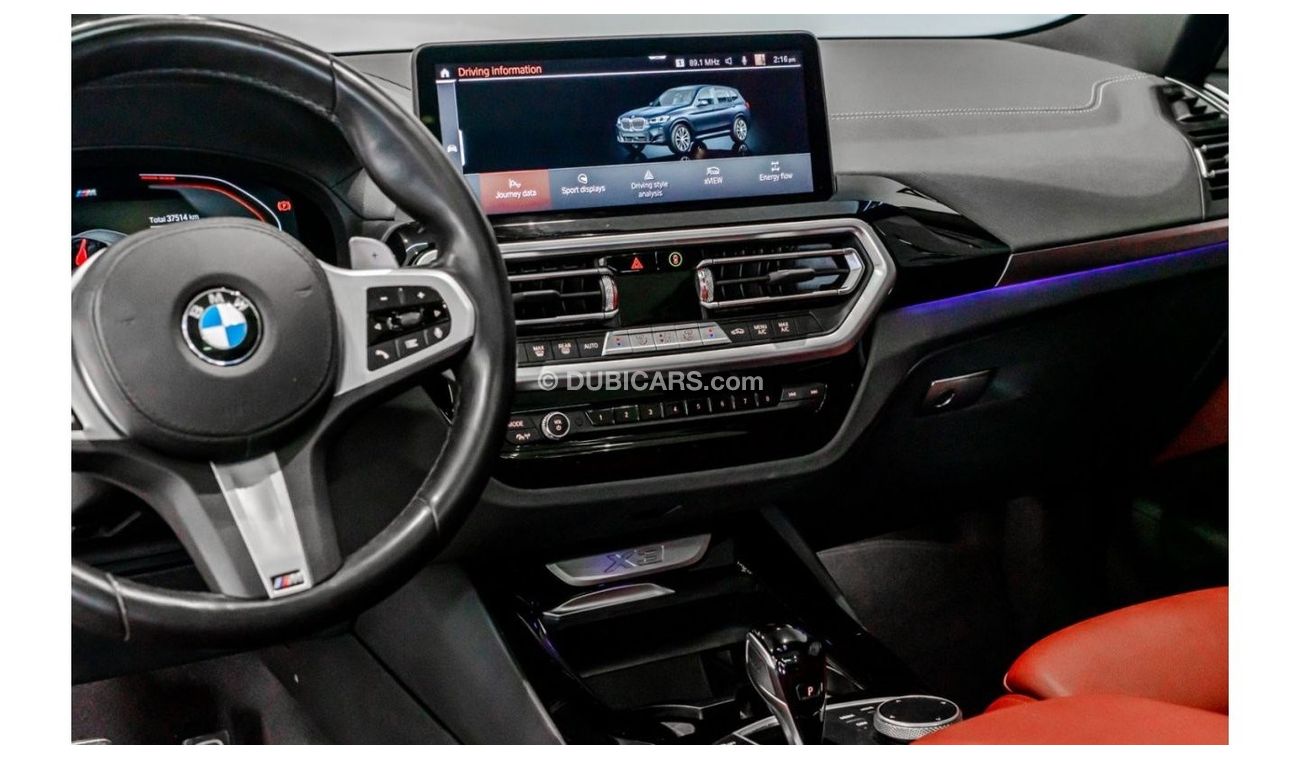 BMW X3 xDrive 30i 2022 BMW X3 xDrive30i M Sport, 2027 BMW Warranty + Service Contract, Full BMW Service His