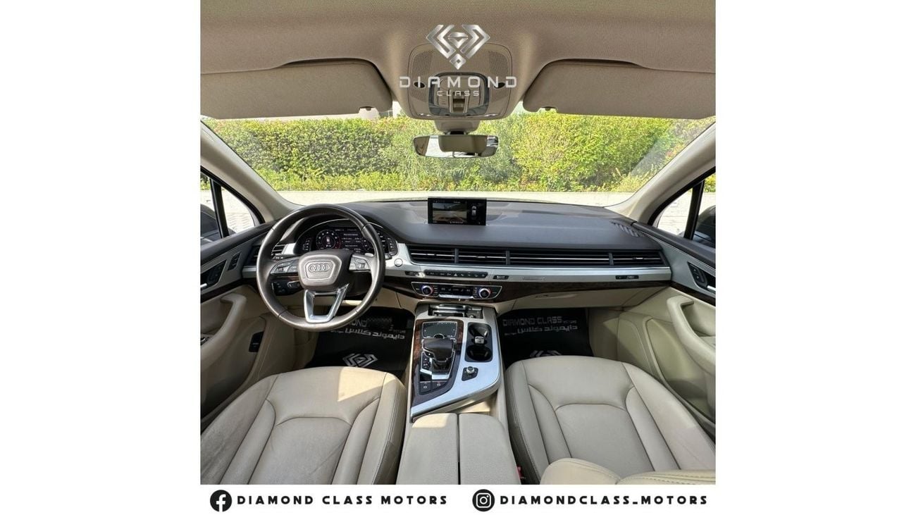 Audi Q7 45 TFSI quattro Audi Q7 TFSI 45 quattro  Panoramic  7-Seater  2018 GCC  1