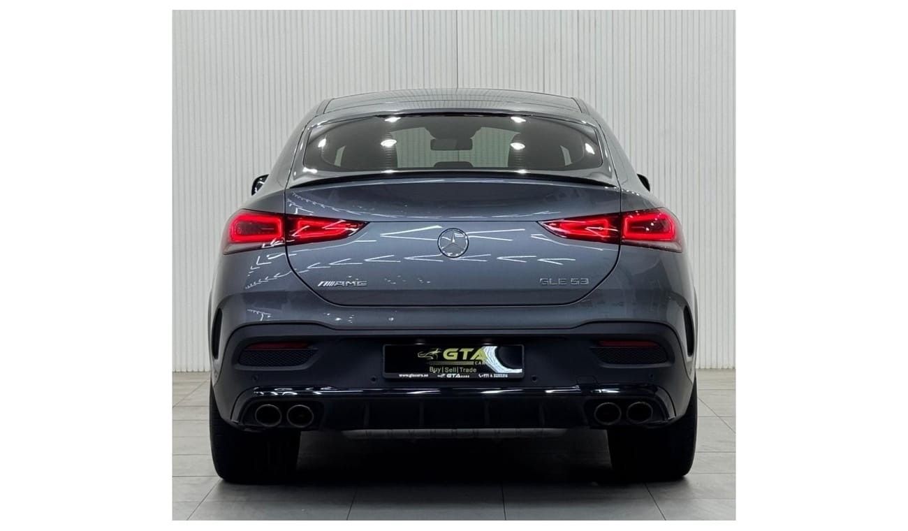 مرسيدس بنز GLE 53 AMG كوبيه 4MATIC+ 2022 Mercedes Benz GLE53 AMG Coupe, 2027 Mercedes Warranty, 4 Years Mercedes Service Pack, G