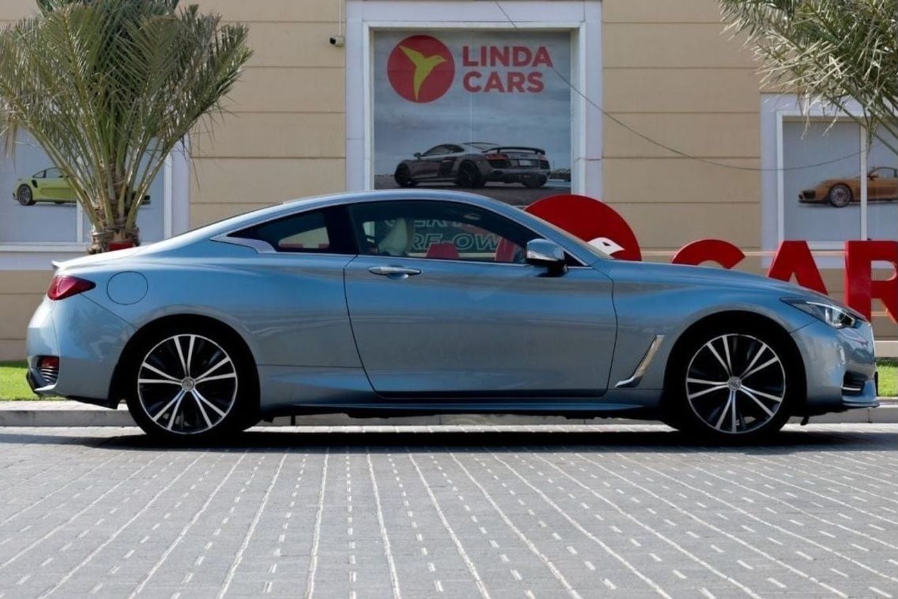 Infiniti Q60 Premium Infiniti Q60 2018 GCC (LOWEST MILEAGE) under Warranty with Flexible Down-Payment.