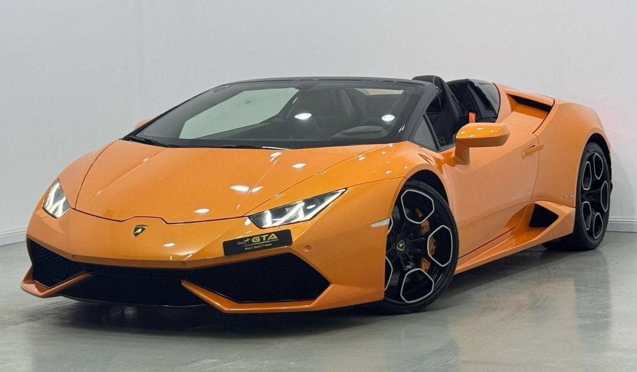 لامبورغيني هوراكان Spyder LP610-4 (610 HP) 2017 Lamborghini Huracan Spyder LP610-4, Full Service History, Excellent Con