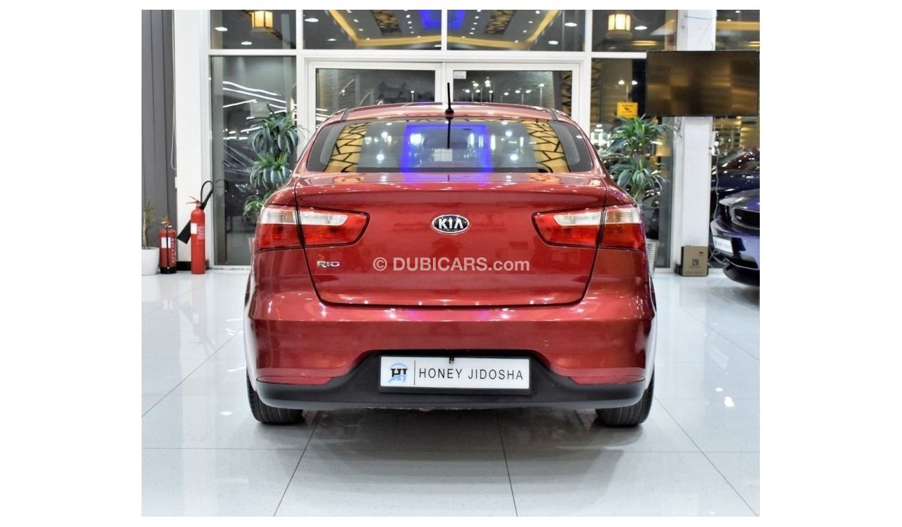 Kia Rio EXCELLENT DEAL for our KIA Rio ( 2016 Model ) in Red Color GCC Specs