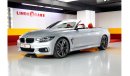 بي أم دبليو 430 BMW 430i M-Kit Convertible 2018 GCC under Agency Warranty with Flexible Down-Payment.