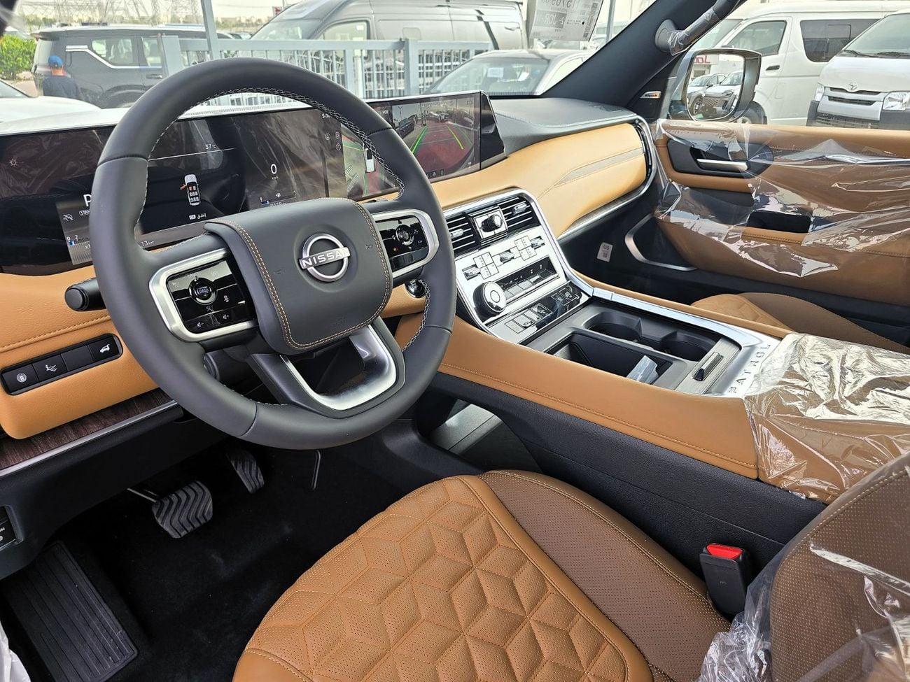 Nissan Patrol Nissan Patrol LE Platinum City 3.5l Twin turbo petrol A/T 4WD SUV Grey Color Inside Tan GCC 2026 Mod