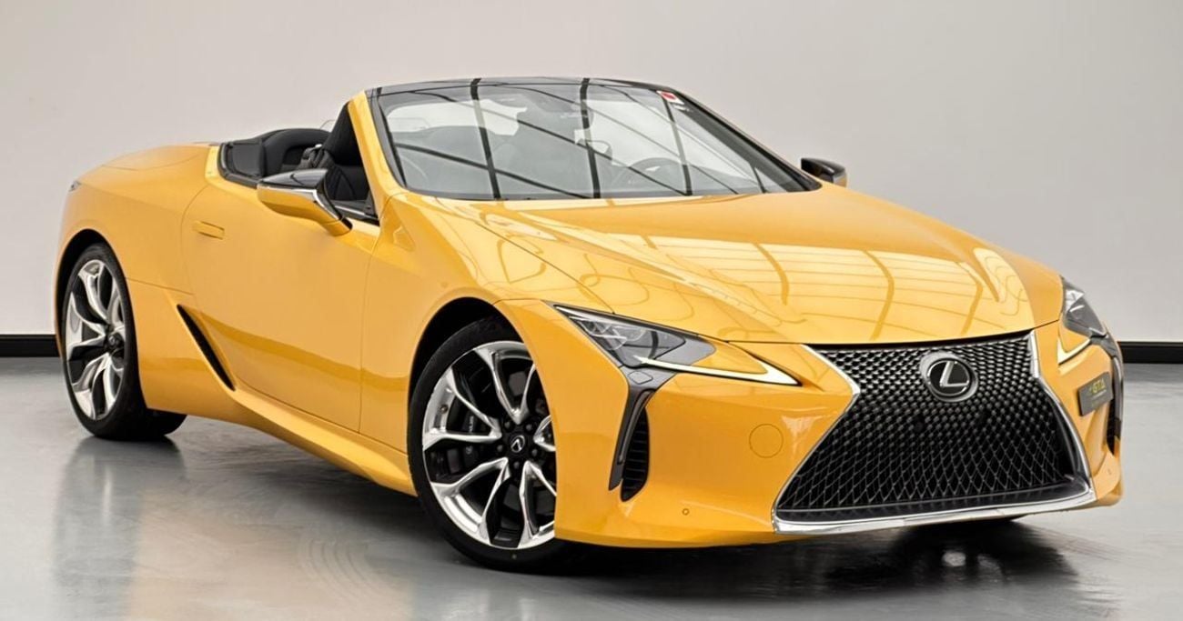 لكزس LC500 كابريوليه 2021 Lexus LC500 Carbon Cabriolet, 1 Year Warranty Unlimited KM, Excellent Condition