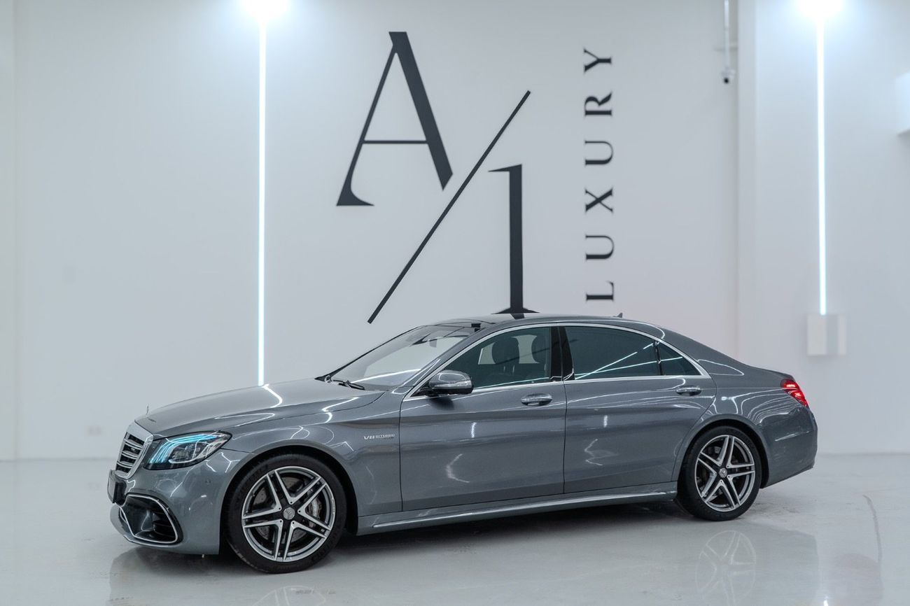 مرسيدس بنز S 63 AMG 2018 Mercedes S63, V8 Biturbo 4Matic+, Warranty, Excellent Condition, Korean Specs