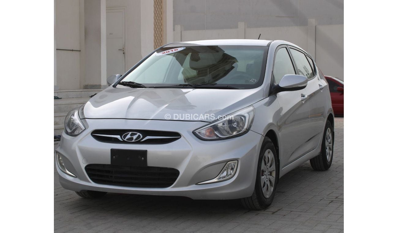 Used HYUNDAI ACCENT 1.6 HATCHBACK 2016 SILVER GCC EXCELLENT CONDITION ...