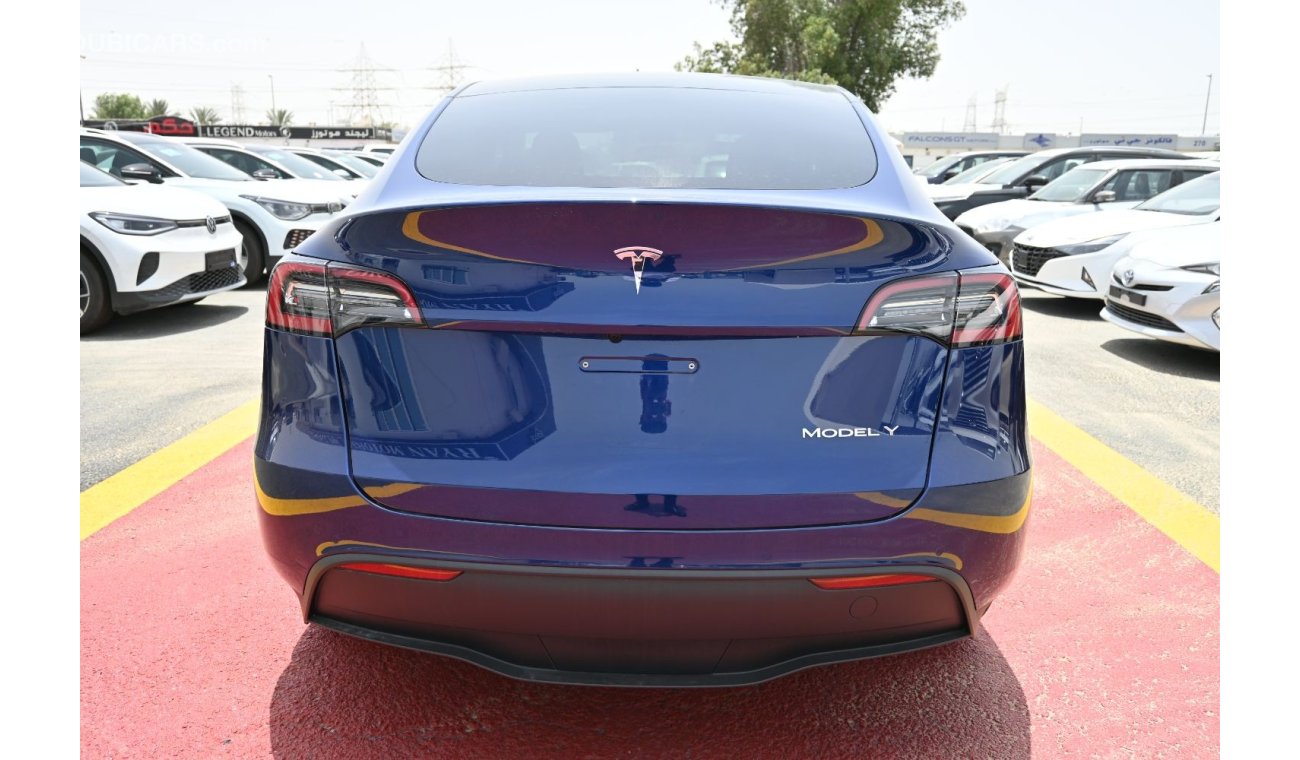 تيسلا موديل Y TESLA MODEL Y، RWD، SUV، 5 أبواب، 360 كاميرا، طيار آلي، مغادرة المسار، رادار، لون أزرق، موديل 2022