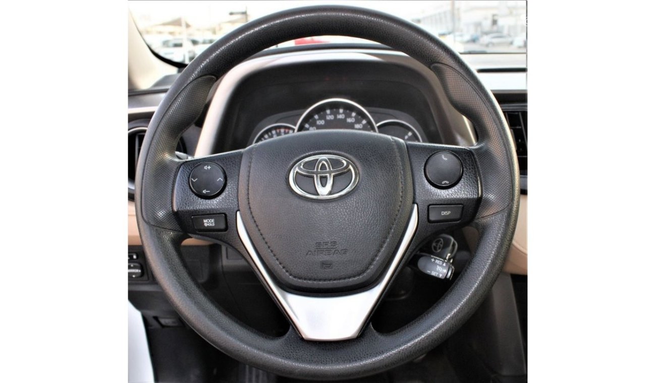 Toyota RAV4 Toyota RAV 2016 GCC, in excellent condition, without accidents, very clean from inside and outside