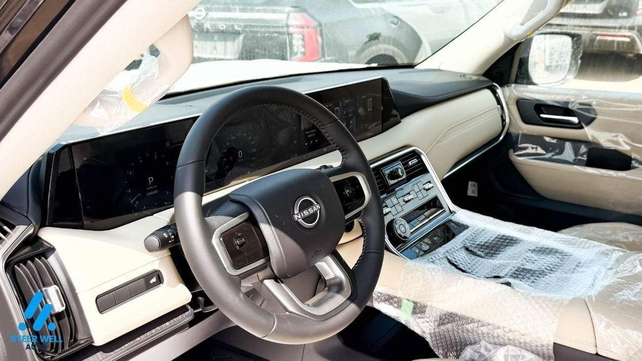 نيسان باترول 2026 LE T2 | 3.5L V6 Petrol | AWD | 9-Speed Automatic | 8 Seats | Full Safety