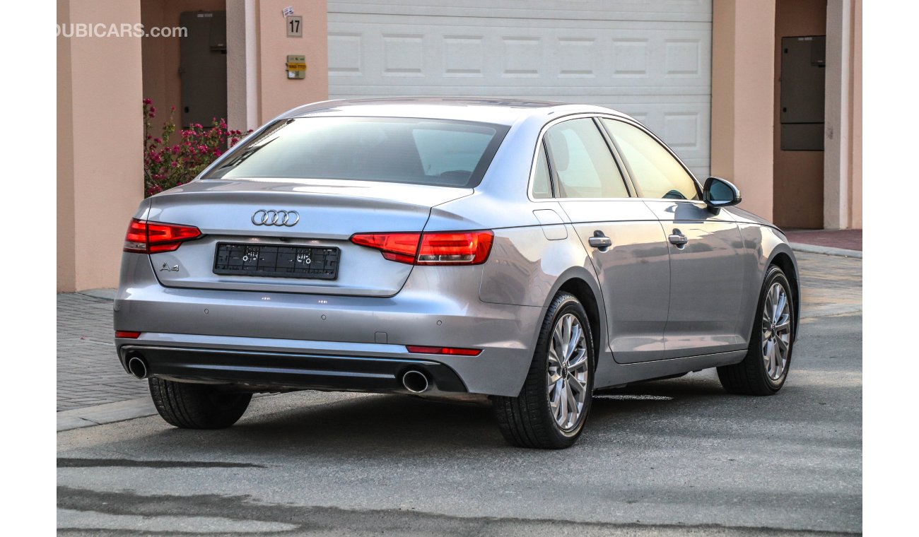 Audi A4 40TFSI NEW SHAPE GCC under Warranty with Zero downpayment.