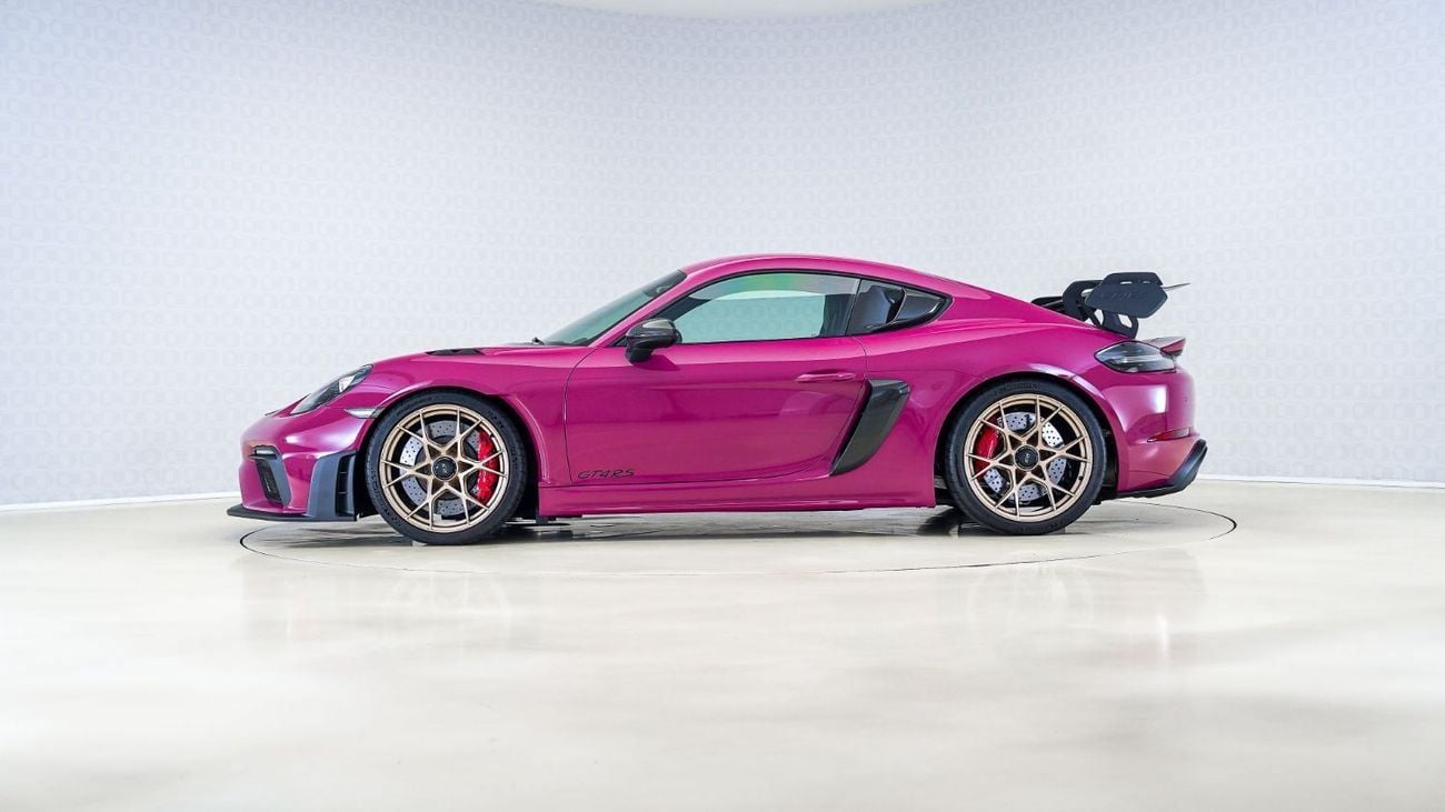 Porsche Cayman Cayman GT4 RS Weissach | AED 11,293 PM | Warranty March 2027 | GCC