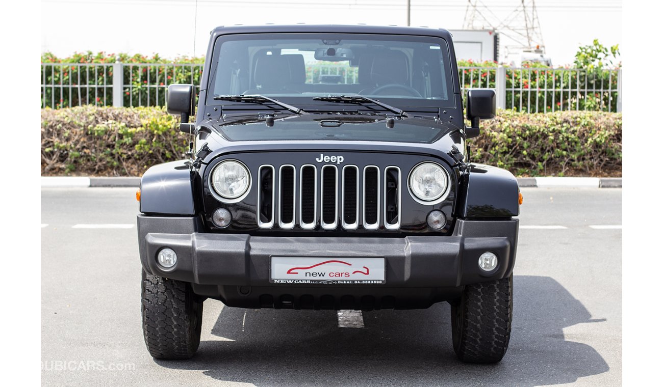 Jeep Wrangler JEEP WRANGLER SAHARA - 2017 - GCC - ZERO DOWN PAYMENT - 1560 AED/MONTHLY - AL FUTTAIM WARRANTY