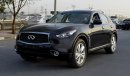 Infiniti QX70 Excellence 3.7L - V6 - with Warranty from Agency - GCC Specs - Zero KM- Price for export