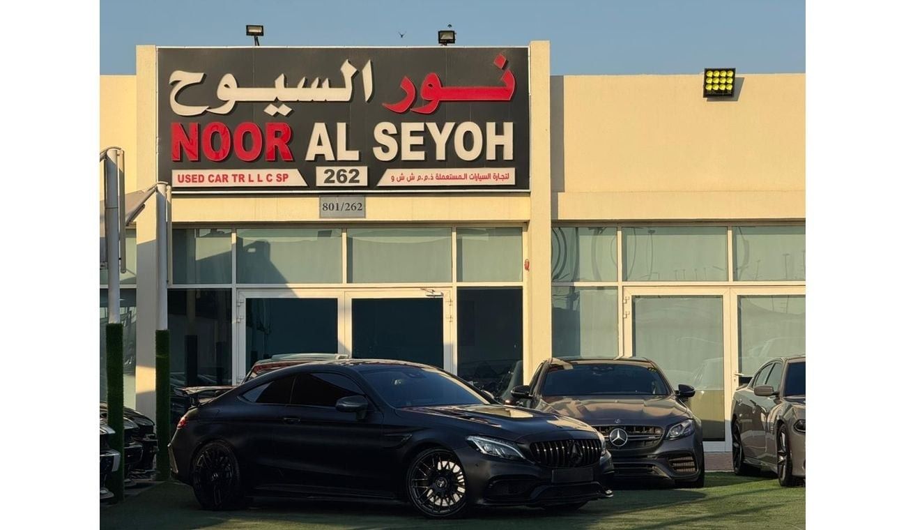 مرسيدس بنز C 63 AMG MERCEDES BENZ AMG C63S 2017 COUPE GCC FULL OPTION PERFECT CONDITION