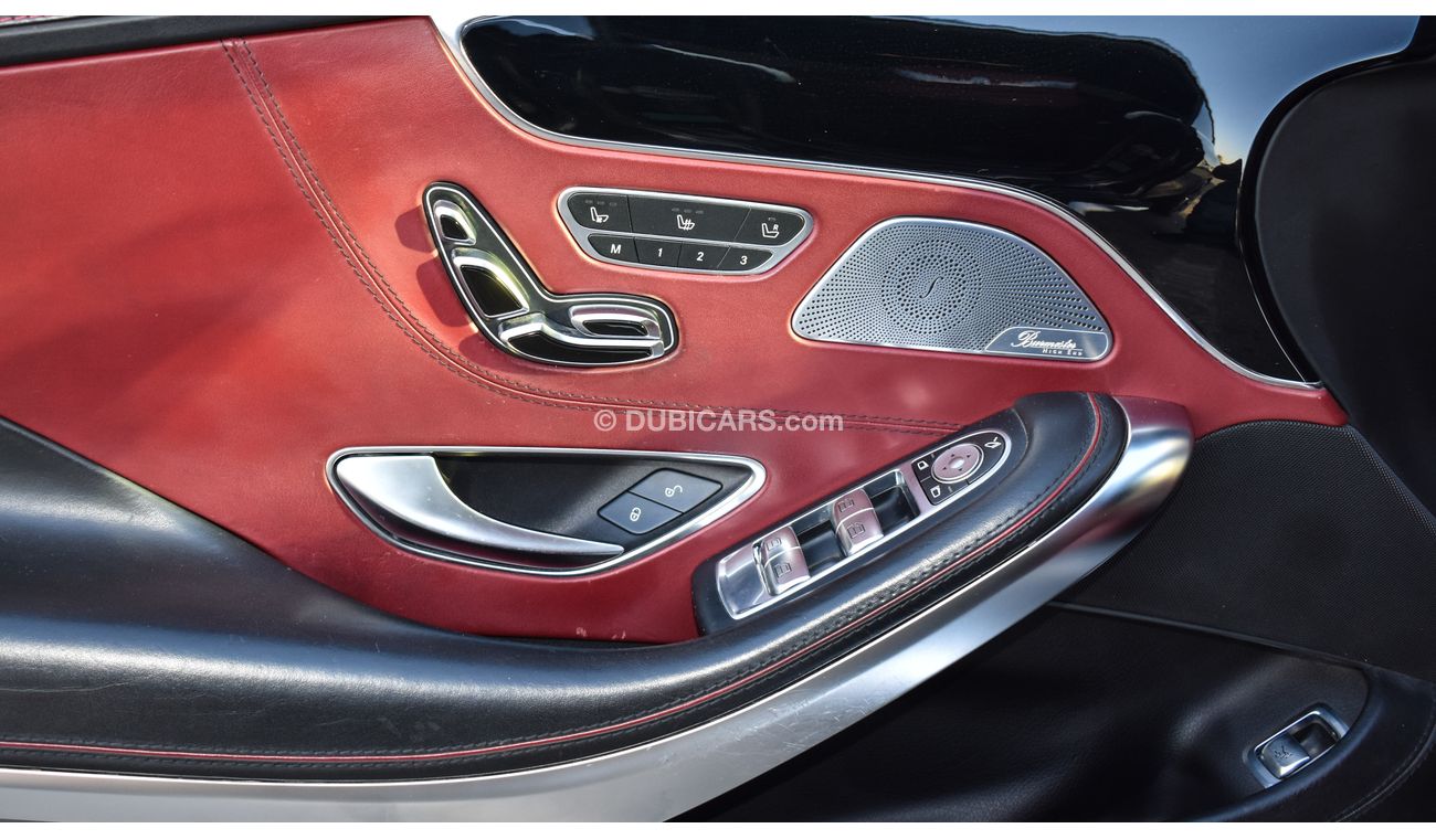 Mercedes-Benz S 63 AMG Coupe 2015 Mercedes-Benz S63 AMG 5.5L 8 Cylinder Turbocharged 585 BHP ------------------------------- GCC